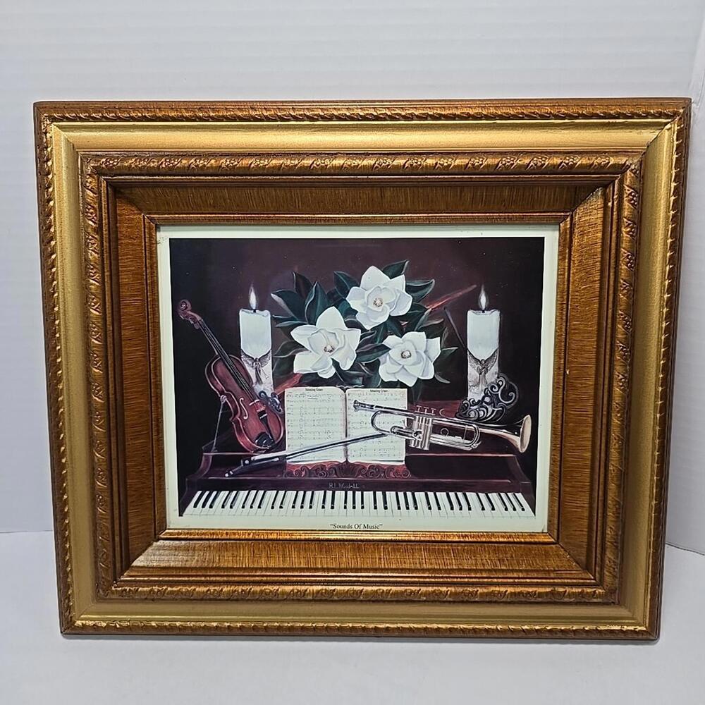 "Sounds of Music" by Herman Woodall Framed Art Print